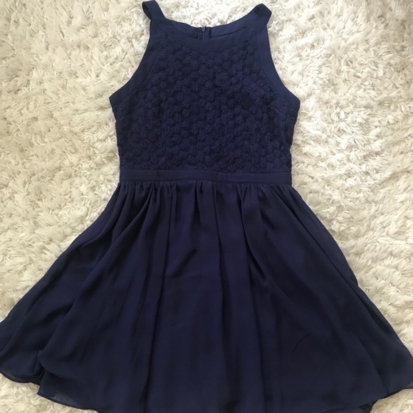Navy Blue Francesca’s Collection Dress - Picture 1 of 2